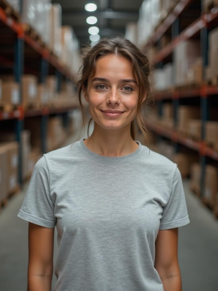 Workwear in a warehouse